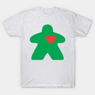 Meeple Love - green T-Shirt